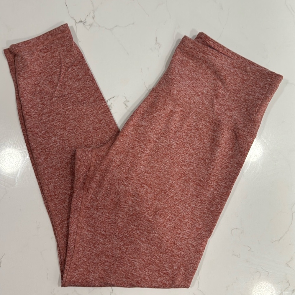 Red Heathered Leggings